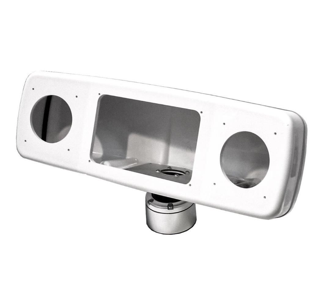 Scanstrut Behuizing voor 4 instrumenten of 2 displays van 7 inch wit