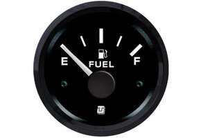 Ultra Black Fuel level gauge E -1/2- F - 0-190 Ohm