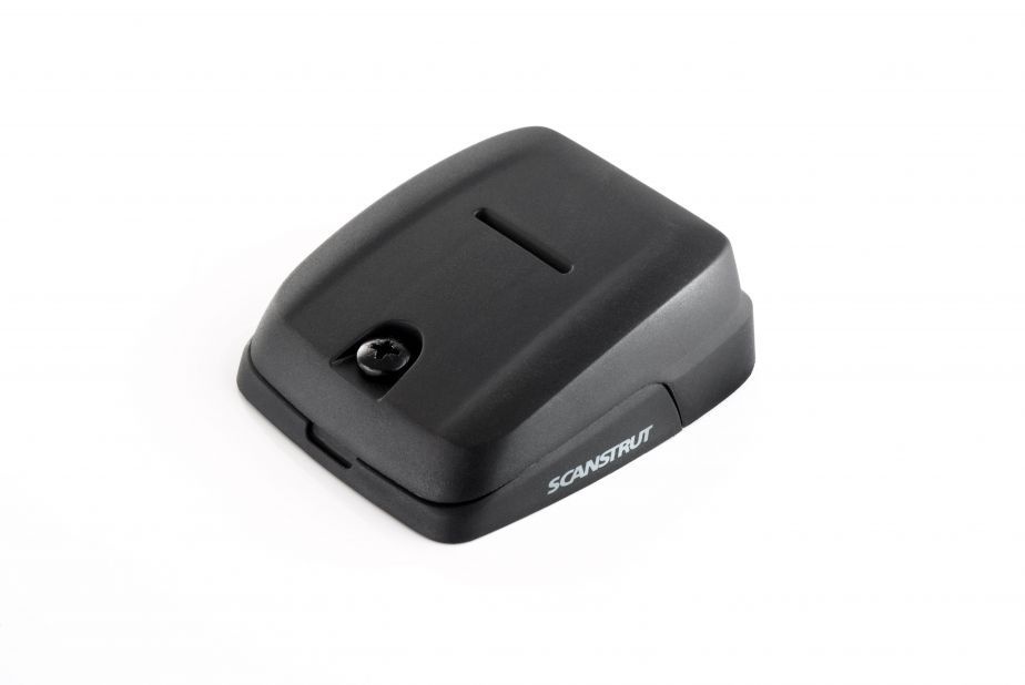 Scanstrut Dekdoorvoer horizontaal voor dubbele kabel 6-10 mm zwart