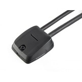 Scanstrut Dekdoorvoer horizontaal voor dubbele kabel 6-10 mm zwart