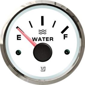 Ultrawhite SS Tank level gauge E -1/2- F - 0-190 Ohm