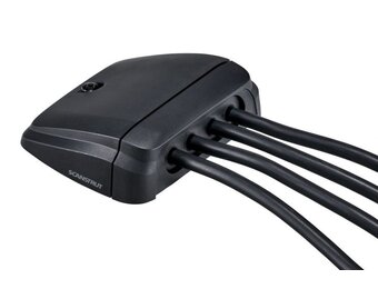 Scanstrut Dekdoorvoer horizontaal voor meerdere kabels tot 15 mm zwart