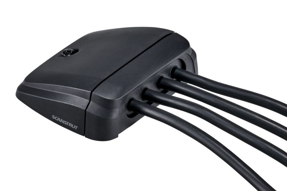 Scanstrut Dekdoorvoer horizontaal voor meerdere kabels tot 15 mm zwart