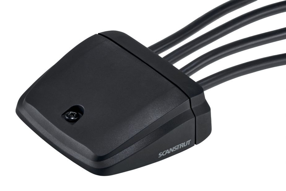 Scanstrut Dekdoorvoer horizontaal voor meerdere kabels tot 15 mm zwart