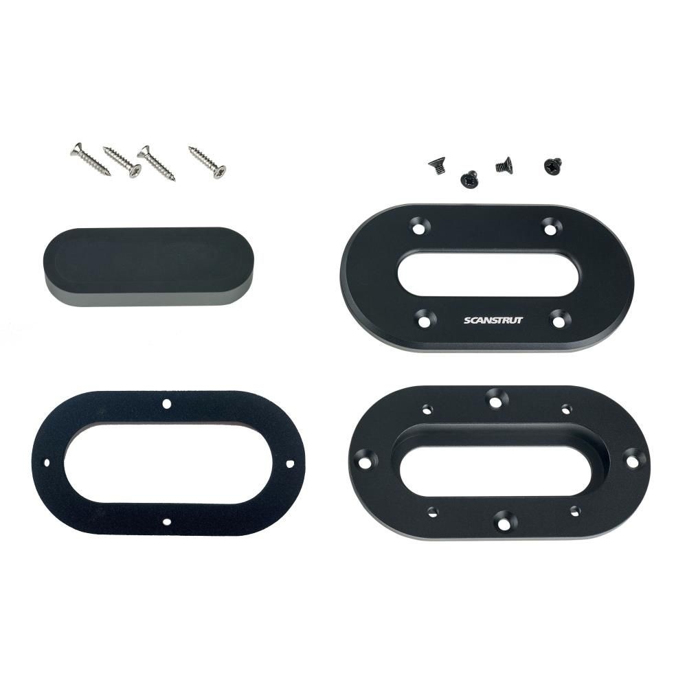 Scanstrut Dekdoorvoer LP aluminium voor meerdere kabels tot 15 mm zwart