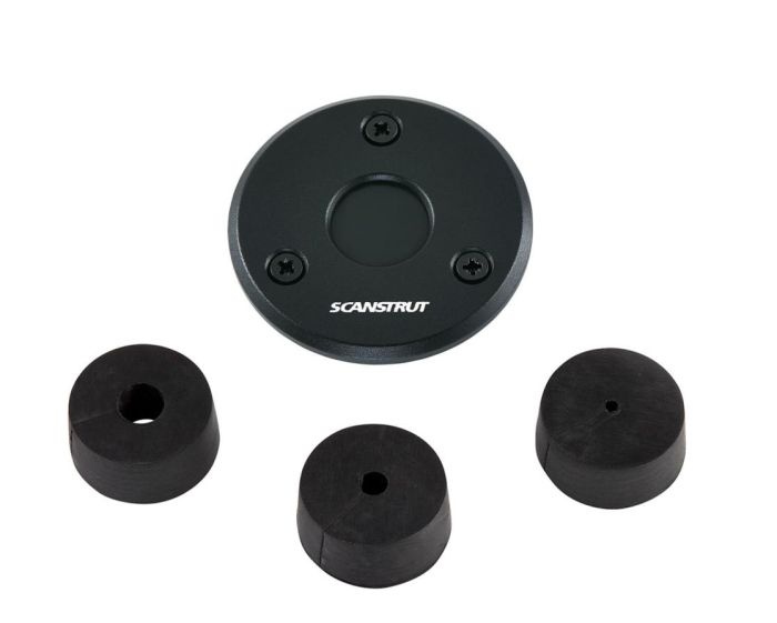 Scanstrut Dekdoorvoer LP kabel 4-9 mm en max connector 21 mm alu zwart