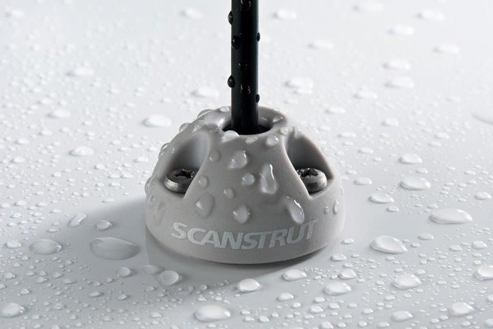 Scanstrut Dekdoorvoer Ø30 mm kunststof voor kabel 2-6 mm zwart