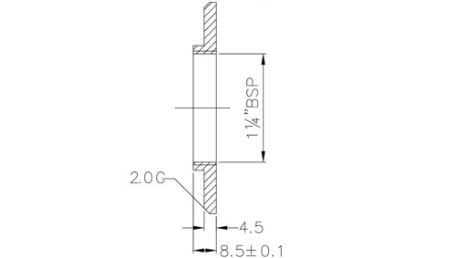 FL-2 - Spare Flange for US5 Sensors