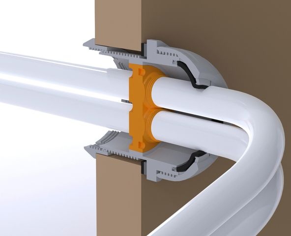 Scanstrut Kabelwartel waterdicht voor 4 kabels Ø7 - 15 mm