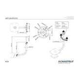 Scanstrut Montagesteun voor PowerTower GPS/VHF antenne