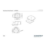 Scanstrut PowerTower aluminium 150 mm open array