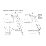 Scanstrut Radarbeugel cardanisch - stag montage F