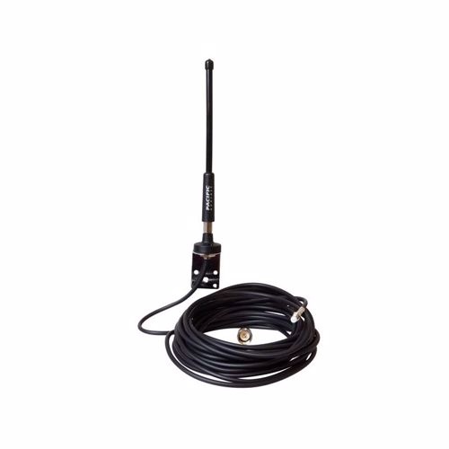Pacific Aerials SeaMaster - P9754 AIS 0,2m antenne & steun+20m kabel Zwart