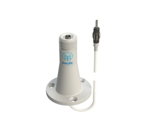 Pacific Aerials SeaMaster - P6169 FM+AM deksteun+5m kabel