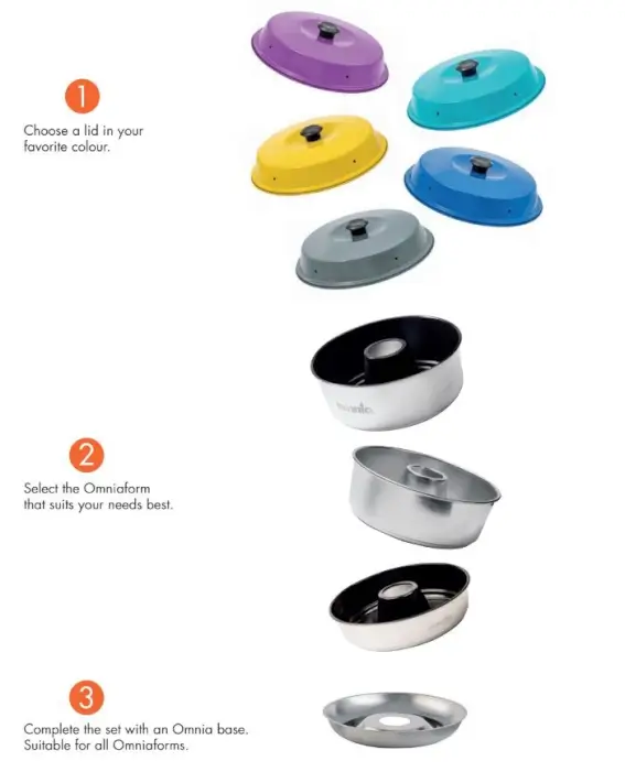 Omnia Deksel voor Omnia bakvormen