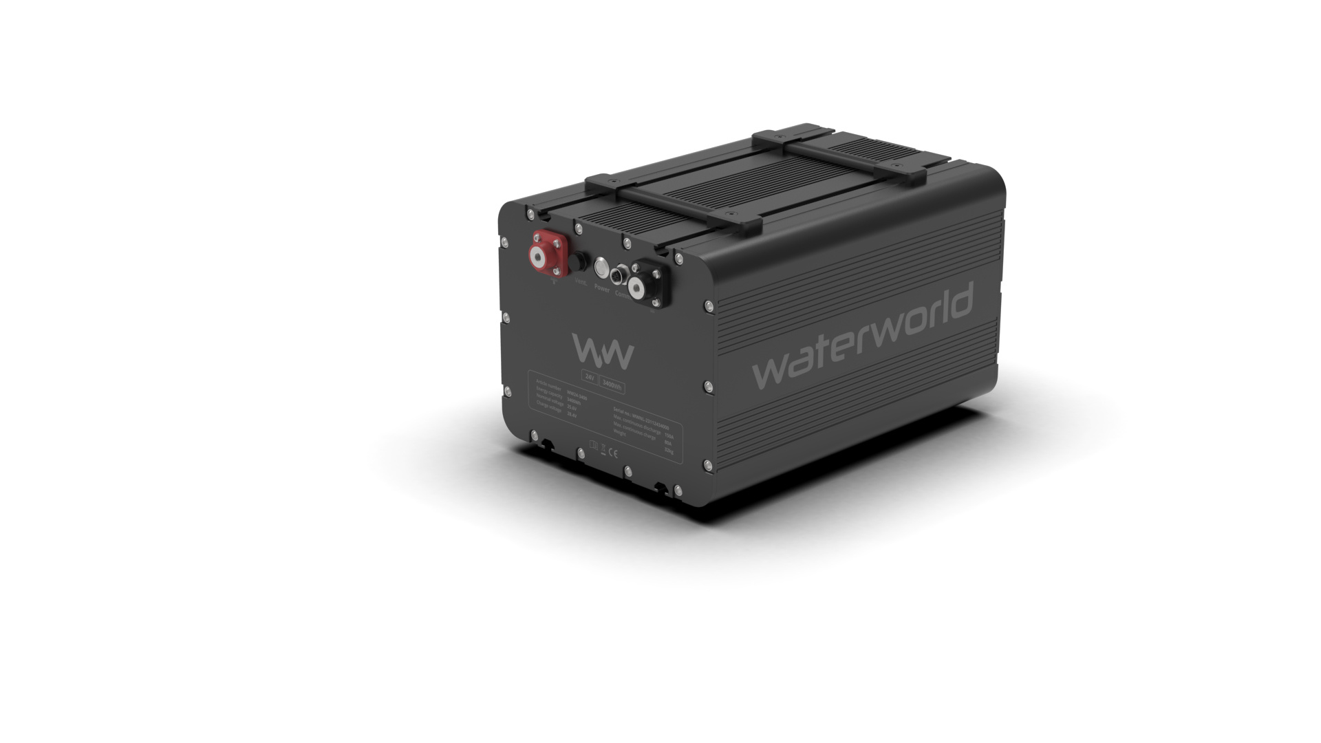 Waterworld Lithium accu 24V 133 Ah (3400 Wh), foto 2 van 2