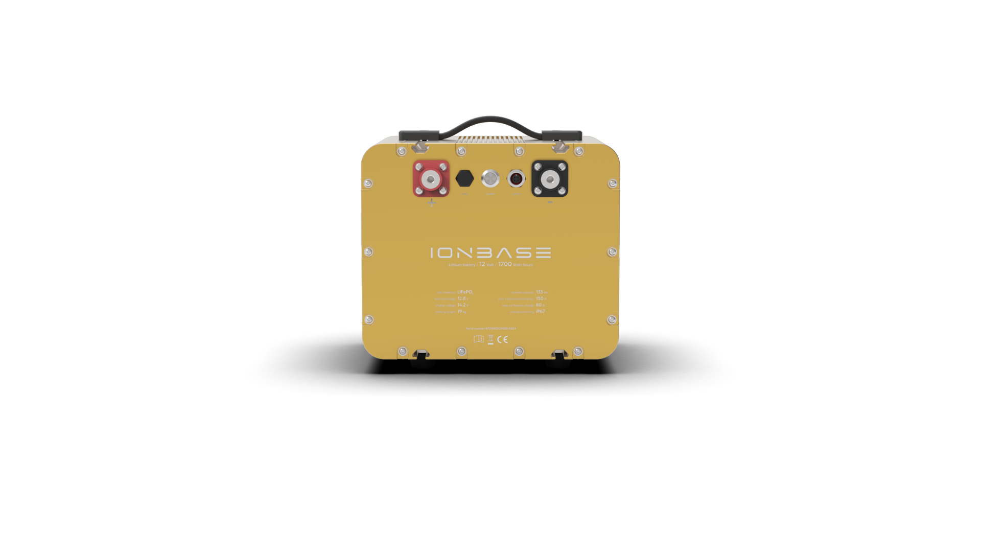 Waterworld Lithium accu 12V 133 Ah (1700 Wh) Gold, foto 2 van 4
