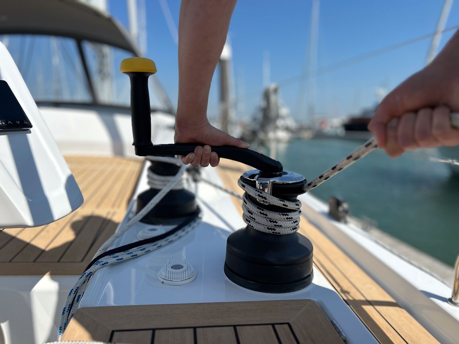 Lewmar Pro touch PG lierhendel 200mm 29141501BK