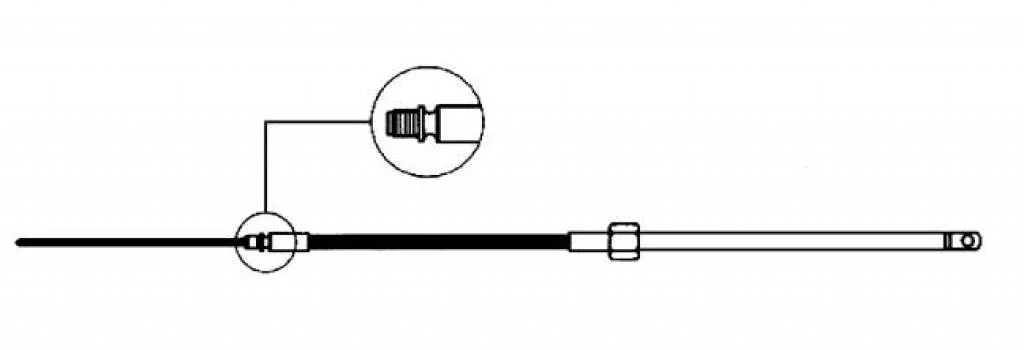 Ultraflex Stuurkabel M58 9FT 2.80M