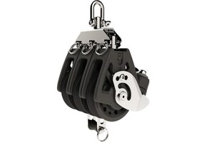 Lewmar 3-schijfs Synchro blok met hondsvot en klem Optimale lijn Ø: 6 mm