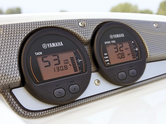 Yamaha 6Y8 Snelheids-/brandstofcombinatiemeter (rond) (set met 2 meters)