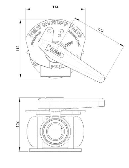 Trudesign 3-weg kraan handmatig Aquavalve