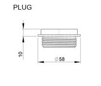 Trudesign Kunststof Plug 1½”