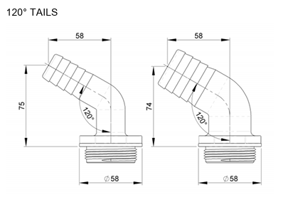 Trudesign Aquavalve Tule 120°