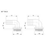 Trudesign Aquavalve Tule 90°