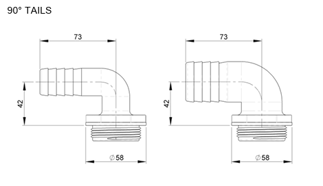 Trudesign Aquavalve Tule 90°