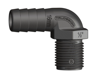 Trudesign Tule 90° buitendraad  Compact serie