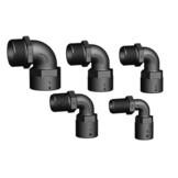 Trudesign Verbinder met binnen- en buitendraad 90°