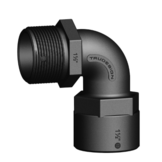 Trudesign Verbinder met binnen- en buitendraad 90°