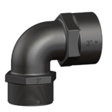 Trudesign Verbinder met binnen- en buitendraad 90°