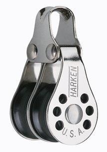 Harken 22mm Micro 2-schijfsblok