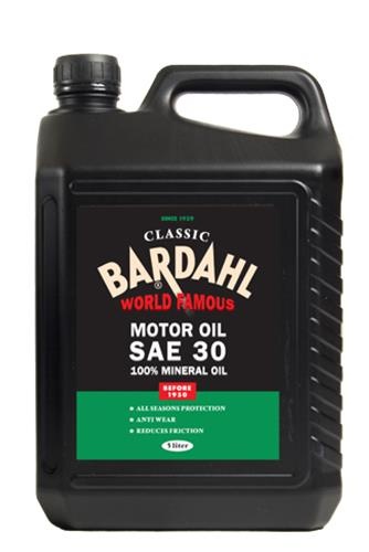 Bardahl engine oil SAE30 single grade 5ltr