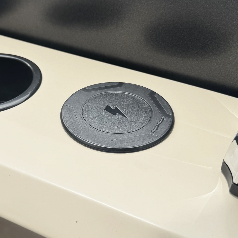AquaAmp 110 Circular surface mount, 10W Qi, geen magneet