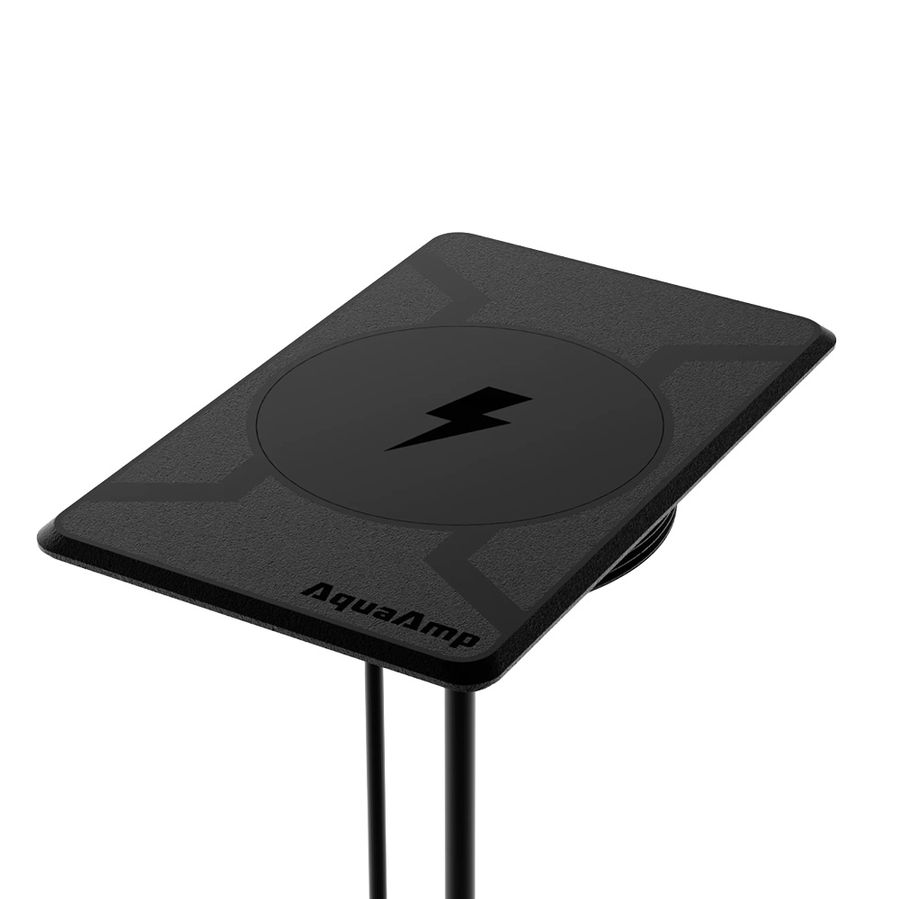 AquaAmp 215X Rectangular pad surface mount, 15W Qi2, sterke magneet