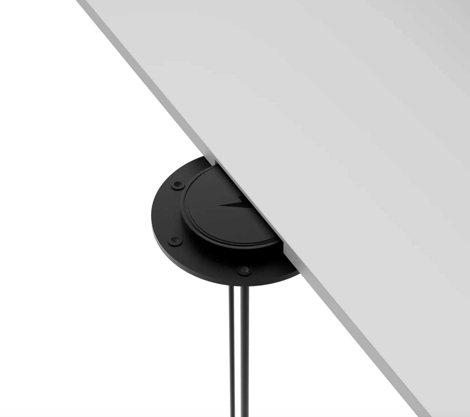 AquaAmp 415 Hidden under-mounted, lock ring, 15W Qi2, standaard magneet