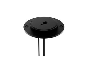 AquaAmp 425X Hidden under-mounted, lock ring, 25W Qi2.2, sterke magneet