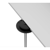 AquaAmp 425X Hidden under-mounted, lock ring, 25W Qi2.2, sterke magneet