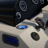 AquaAmp SeaSocket bekerhouder, 12VDC 360Watt