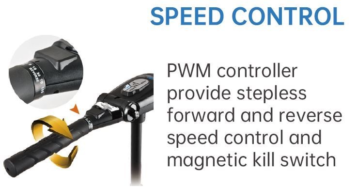 Haswing Showroommodel Elektrische buitenboordmotor Protruar Genius / 55 Lbs