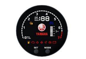 Yamaha 6VM ronde meterset kleur