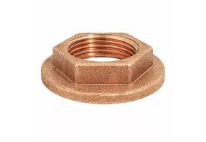  Bronzen moer met flens