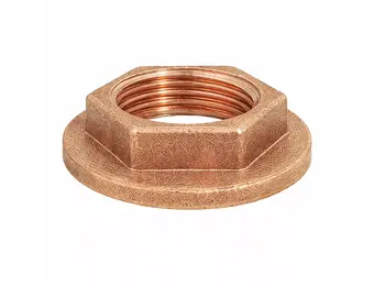  Bronzen moer met flens