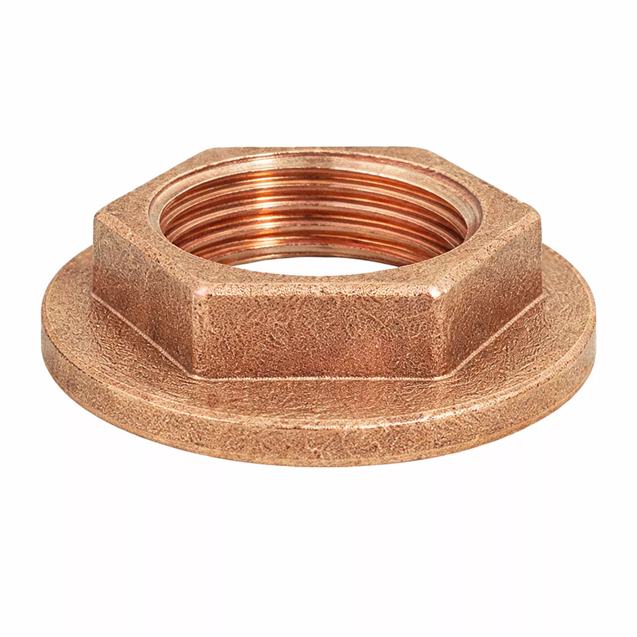  Bronzen moer met flens