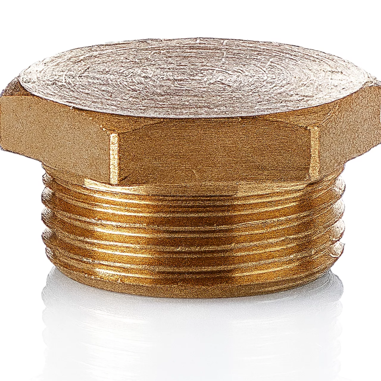  Bronzen Plug  6-kant