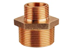  Bronzen Verloopnippel