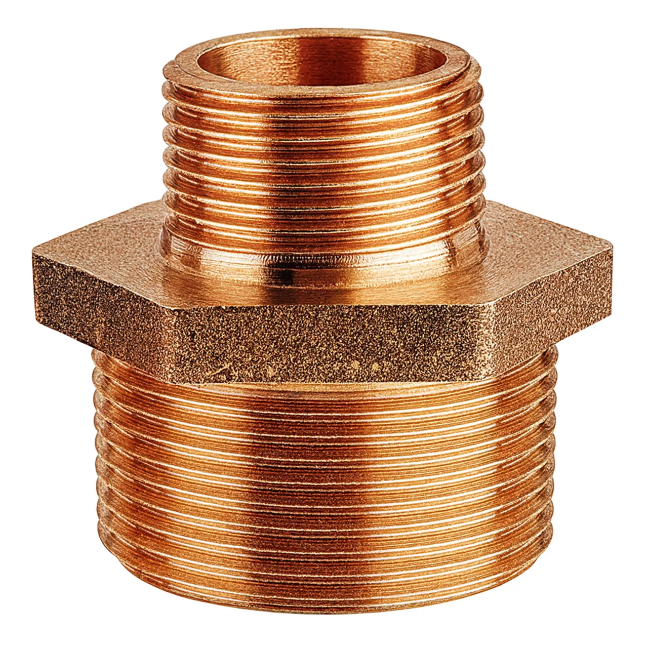  Bronzen Verloopnippel